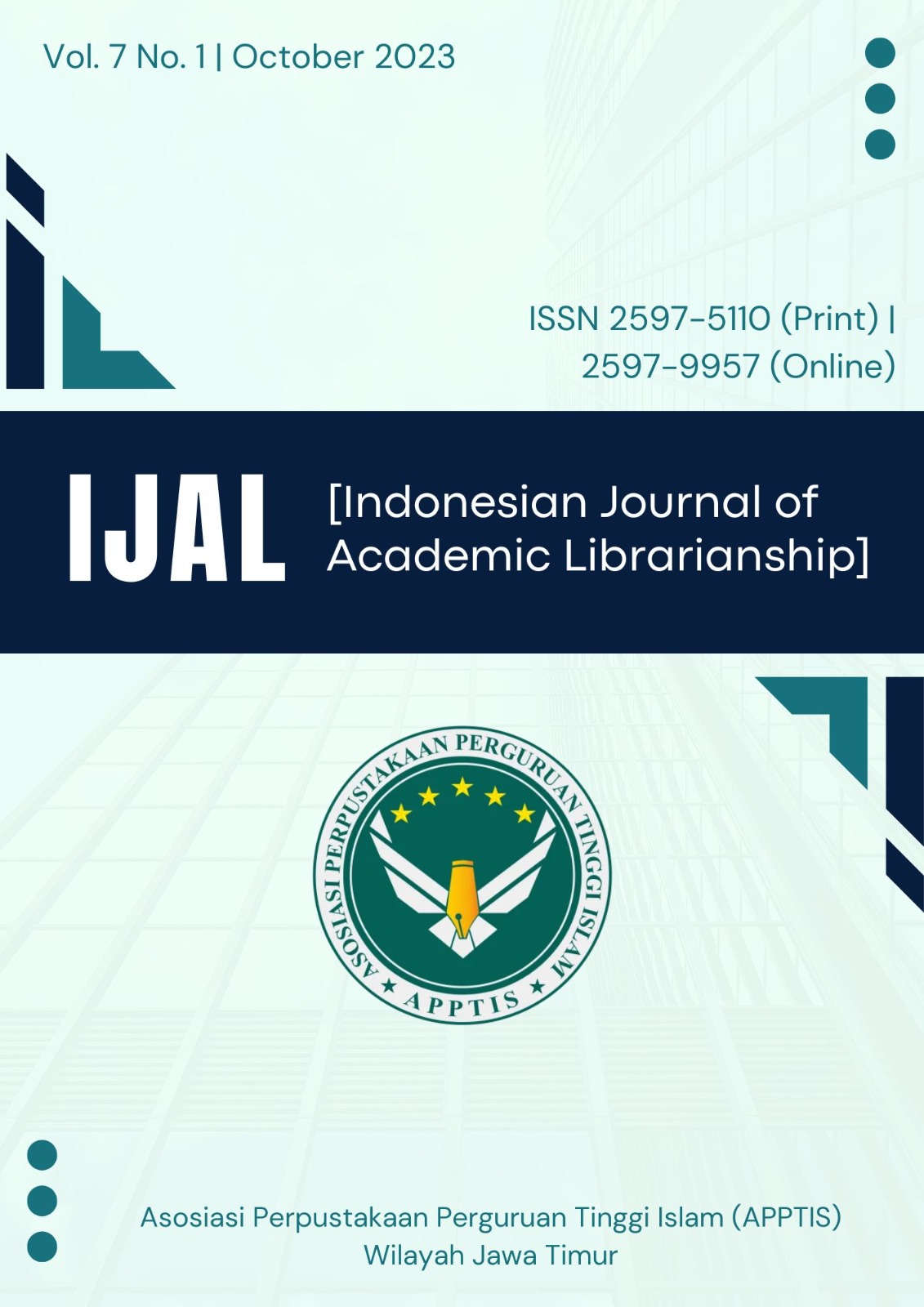 					View Vol. 7 No. 1 (2023): OCTOBER
				